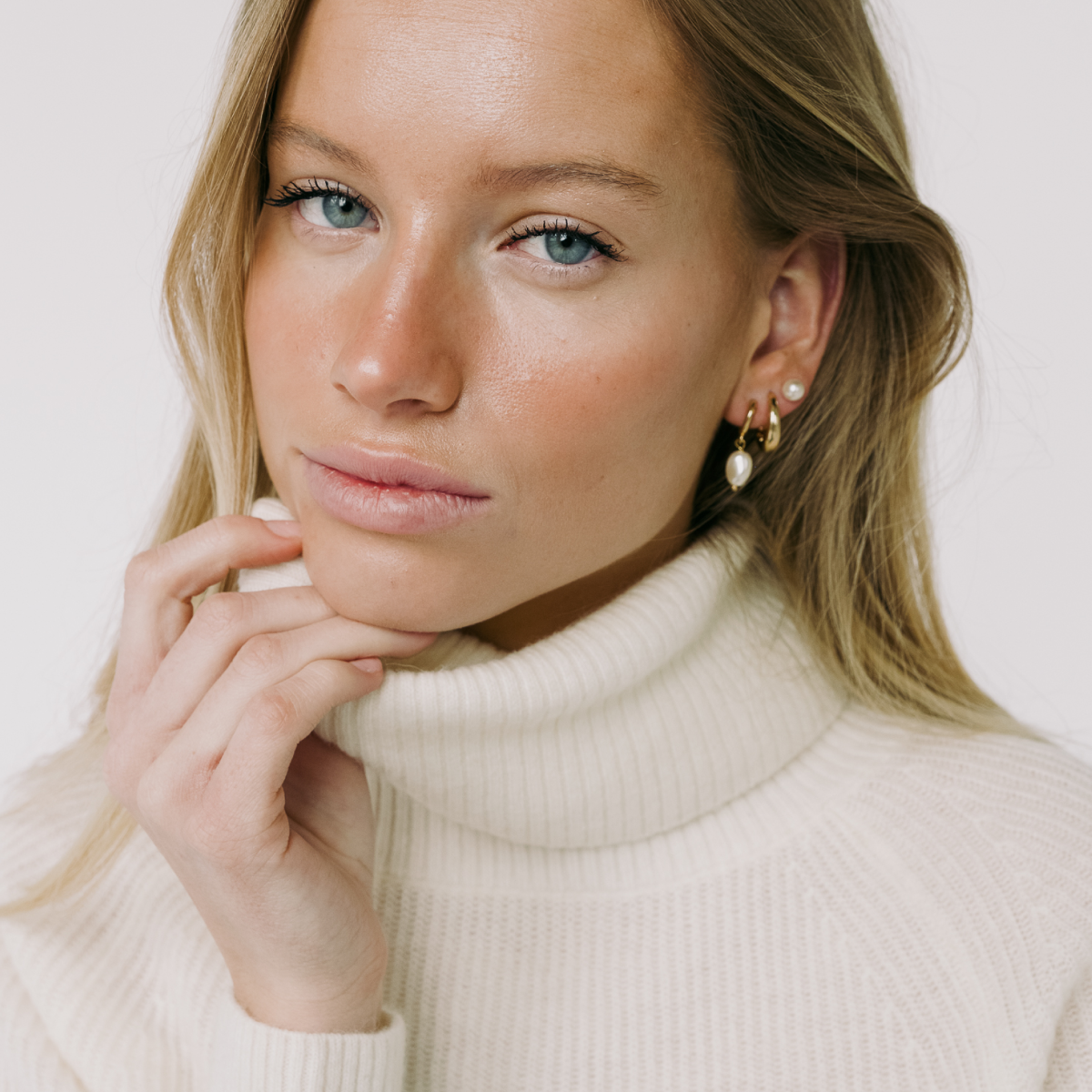 Classic Pearl Earring Stack