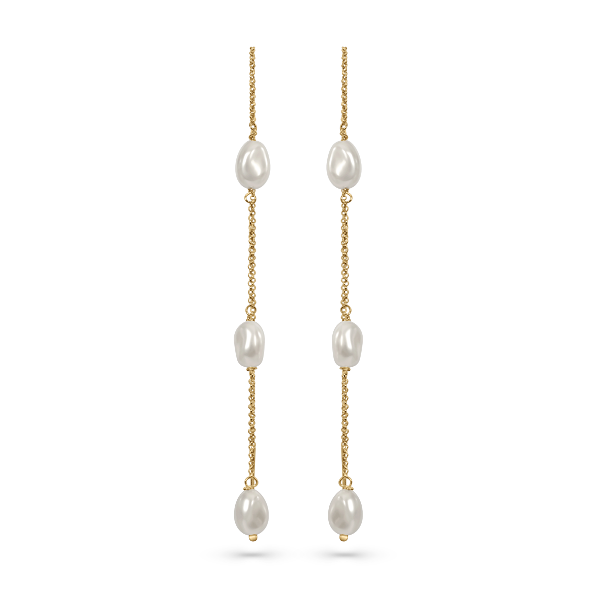 Formal Pearl Earring Stack