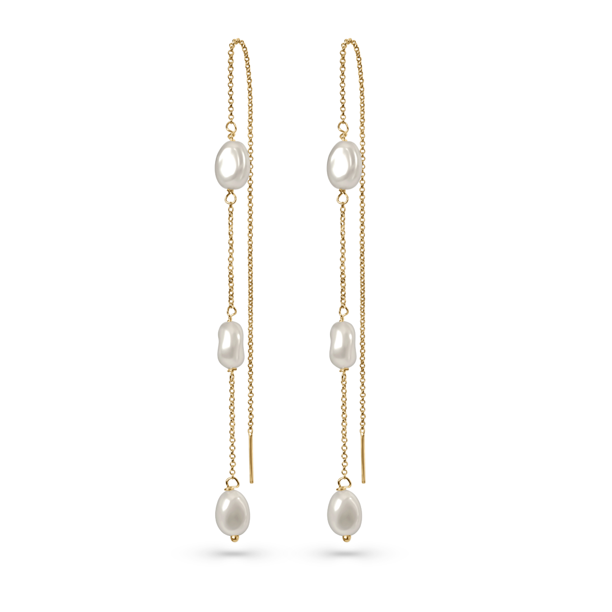 Formal Pearl Earring Stack